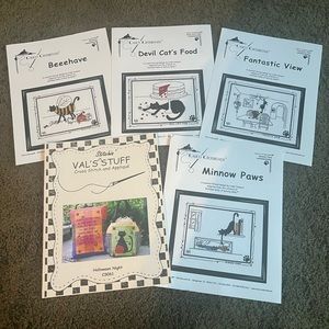 Bundle of 25 Assorted Cross Stitch Patterns